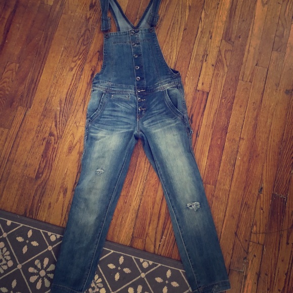 Free People Pants - Free People denim overalls W24 (fit like 25)